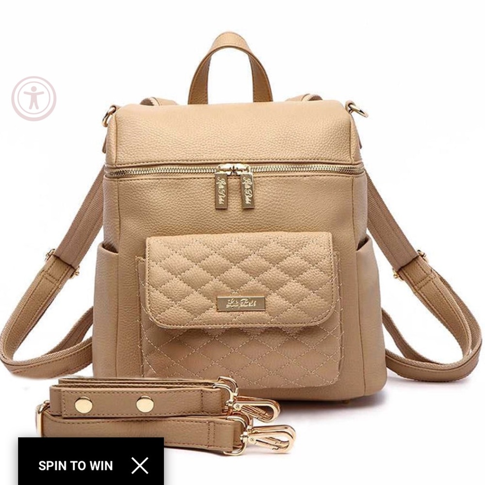 PETIT MONACO DIAPER BAG | LATTE